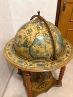 ANTIEKE bar globe drank wereldbol globebar minibar barglobe, Ophalen of Verzenden, Zo goed als nieuw
