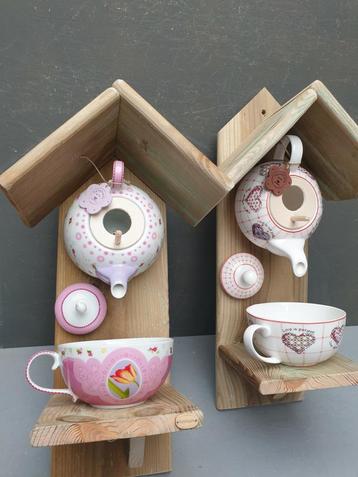 Xenos tea for one  vogelvoederhuisje  vogelbad tulp beschikbaar voor biedingen