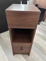 Nachtkastje bruin, Ophalen, Minder dan 45 cm, 55 tot 70 cm, Zo goed als nieuw