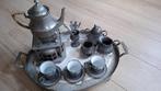 Tinnen Thee Set Antiek, Antiek en Kunst, Ophalen of Verzenden