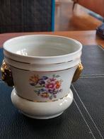 Vintage Porseleinen Bloempot/Ompot Weisswasser Germany, Ophalen of Verzenden