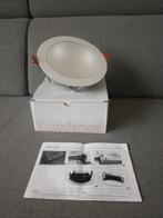 2x LED spot 15 Watt / rond wit 17,5 cm / dimbaar nieuw, Led, Metaal of Aluminium, Nieuw, Ophalen of Verzenden