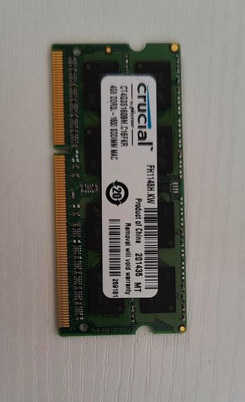 2x 4GB DDR3 RAM Apple Macbook iMac laptop  beschikbaar voor biedingen