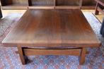 Vierkante salontafel 100x100, Ophalen, Gebruikt, Minder dan 50 cm, 100 tot 150 cm
