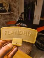 * Oude gele plaat Flandria *, Fietsen en Brommers, Ophalen of Verzenden, Gebruikt, Overige typen, Overige merken