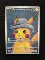 GEZOCHT:unsealed Pikachu van Gogh/with Grey Felt Hat Pokemon, Ophalen of Verzenden, Nieuw, Losse kaart