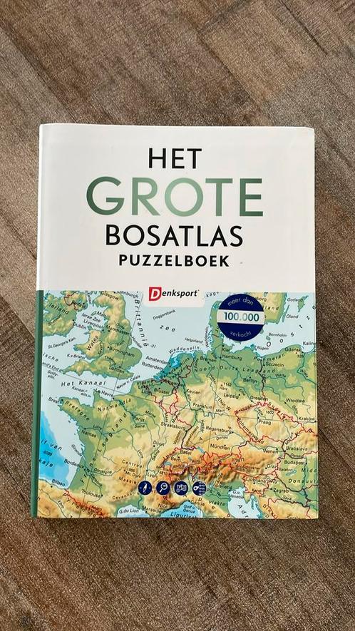 Peter Vroege - Denksport Het Grote Bosatlas Puzzelboek, Boeken, Hobby en Vrije tijd, Nieuw, Fotograferen en Filmen, Ophalen of Verzenden