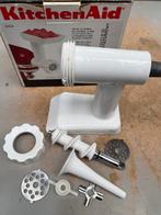Kitchenaid 5FGA vleesmolen met worstmaker, 4 liter of meer, Ophalen of Verzenden, Zo goed als nieuw, 3 snelheden of meer