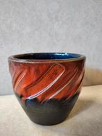 Bloempot, vintage, Gebruikt, Rond, Ophalen of Verzenden, X