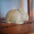 Speksteen ( soapstone ) Netsuke konijn, Ophalen of Verzenden