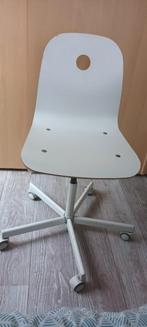 Bureau stoel ophalen, Ophalen of Verzenden, Zo goed als nieuw, Wit