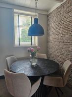 Ronde eettafel, Huis en Inrichting, Tafels | Eettafels, Ophalen, Zo goed als nieuw, 100 tot 150 cm, 100 tot 150 cm