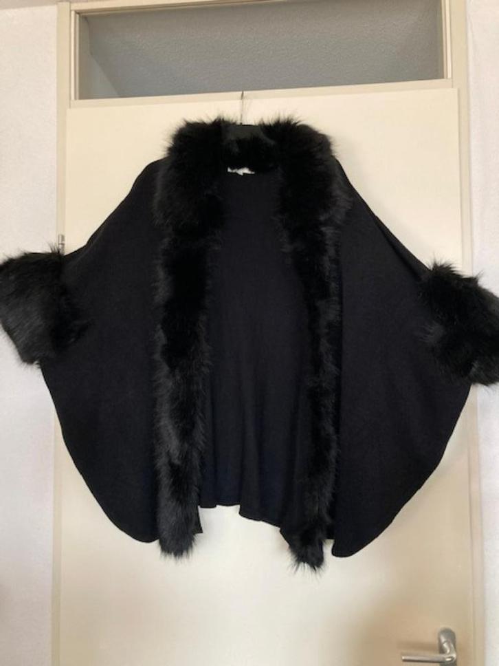 cape, Kleding | Dames, Truien en Vesten, Nieuw, Zwart, Ophalen