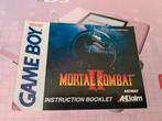 Mortal Kombat II Game Boy (Handleiding), Ophalen, Gebruikt, Vanaf 18 jaar, Vechten