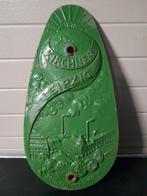 Gietijzeren antieke machine plaat Kirchner Leipzig, Ophalen of Verzenden