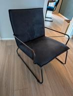 Donkerblauwe fauteuil Eijerkamp, Ophalen of Verzenden, Zo goed als nieuw, 75 tot 100 cm, 50 tot 75 cm