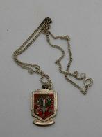 Ketting met geëmailleerde hanger Eerste Divisie "7 December", Verzenden, Landmacht, Nederland, Embleem of Badge
