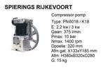 Compressor pomp Shamal  k11 k18 k25 k28 k30 k50 k60 k100, Niet ingevuld, Niet ingevuld, Nieuw, Ophalen of Verzenden