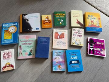 Boeken zwangerschap, vaderschap en omgang met baby beschikbaar voor biedingen