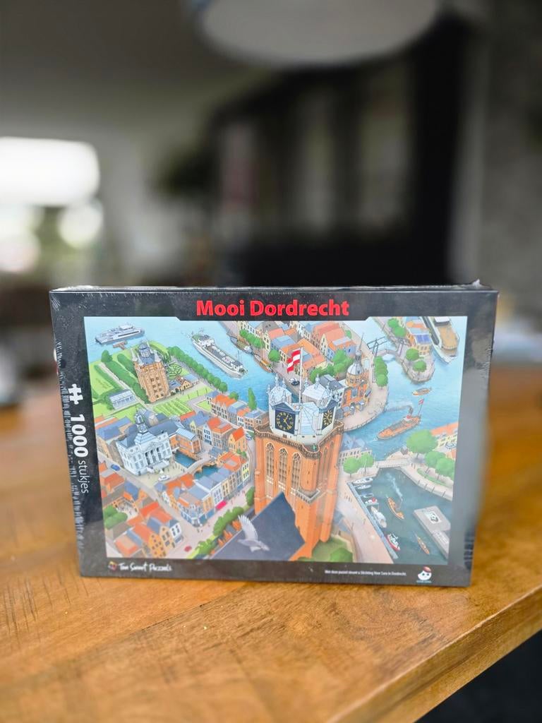 Legpuzzel - Mooi Dordrecht - 1000 stukjes, Ophalen of Verzenden, 500 t/m 1500 stukjes, Nieuw, Legpuzzel