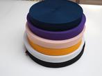 Promo! 5811) 2m Dun Elastiek 2,5cm Breed, Ophalen of Verzenden, Nieuw, Lint, Band of Elastiek