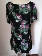 SUPER LEUK zwart jurkje met rozenprint mt. 38, Kleding | Dames, Maat 38/40 (M), Overige kleuren, Nieuw, Ophalen of Verzenden