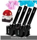 Te huur Gender Reveal MEGA confetti shooter met lanceerknop, Ophalen of Verzenden, Nieuw, Geboorte of Huwelijk