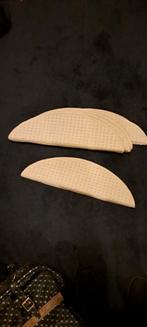 7 stuks Trapmatten - Crème - Halve Maan, Huis en Inrichting, Stoffering | Tapijten en Kleden, Gebruikt, Minder dan 50 cm, Ophalen of Verzenden