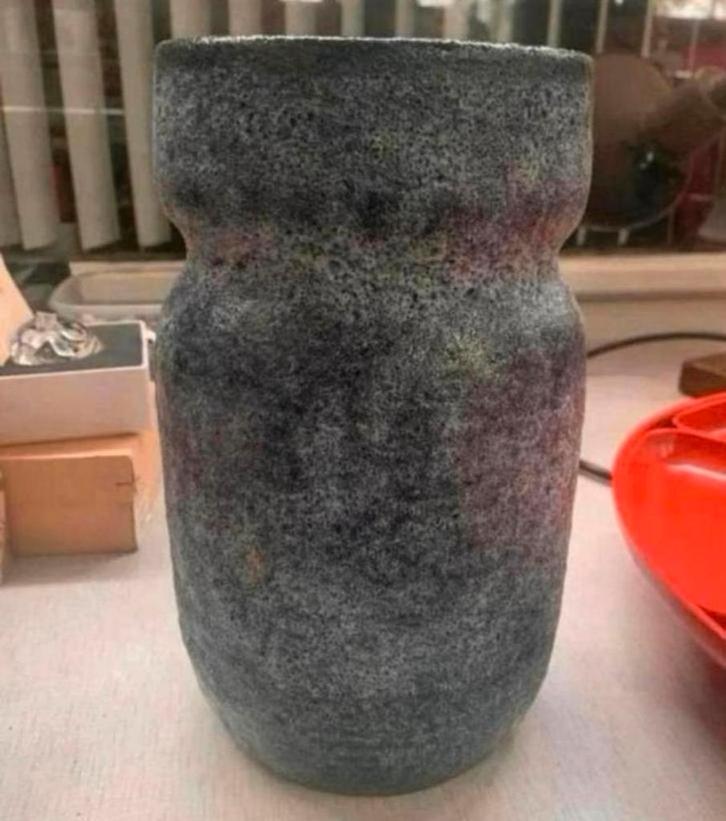 Vaas De Steenuil Rijswijk Bruis glazuur vaas uit verzameling, Antiek en Kunst, Antiek | Keramiek en Aardewerk, Ophalen of Verzenden