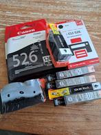 15 Canon printer cartridges verzegeld 11x BK 4x kleur, Ophalen of Verzenden, Nieuw, Cartridge, 123inkt.nl