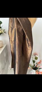 Stof/lap met  pailetten 150 x 230, Hobby en Vrije tijd, Stoffen en Lappen, Bruin, 120 cm of meer, Nieuw, Ophalen of Verzenden