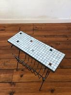 Prachtige vintage lectuurtafel / bijzettafel, vintage design, Ophalen of Verzenden, Zo goed als nieuw