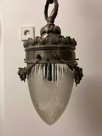 hanglamp, Huis en Inrichting, Lampen | Hanglampen, Ophalen of Verzenden, Zo goed als nieuw, 1e helft 20e eeuw, Glas