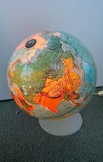 Vintage globe scan globe, Ophalen of Verzenden, Verlicht, Gebruikt