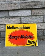 Vintage Surge-Melotte Reclamebord melkmachine, Ophalen of Verzenden, Gebruikt, Reclamebord