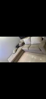 Hoekbank te koop - Gebruikt met brandgaatjes, Huis en Inrichting, 250 tot 300 cm, Gebruikt, 100 tot 125 cm, Hoekbank