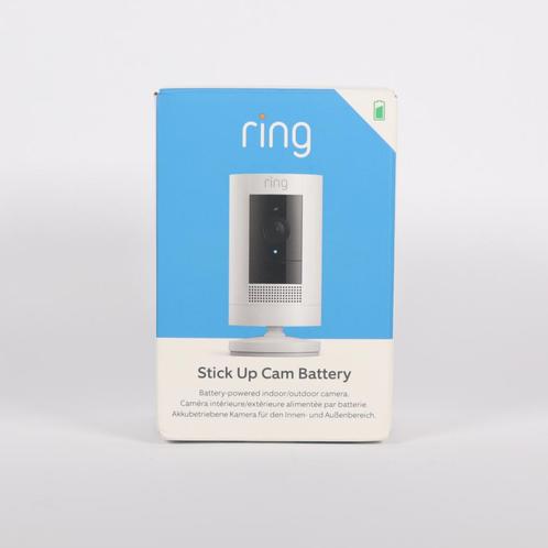 Ring Stick Up Cam Battery White 2023 - In Prima Staat, Auto diversen, Anti-diefstal, Zo goed als nieuw