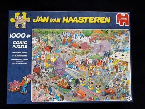Jan van Haasteren - The Flower Parade, Hobby en Vrije tijd, Denksport en Puzzels, Zo goed als nieuw, Legpuzzel, 500 t/m 1500 stukjes