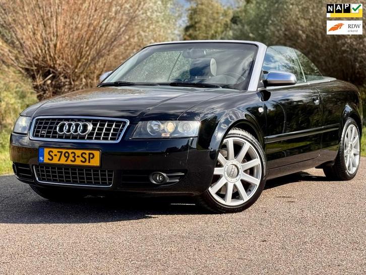 Audi A4 Cabriolet 4.2 V8 S4 quattro Pro line Leder Clima 18I, Auto's, Audi, Bedrijf, Te koop, A4, 4x4, ABS, Airbags, Airconditioning