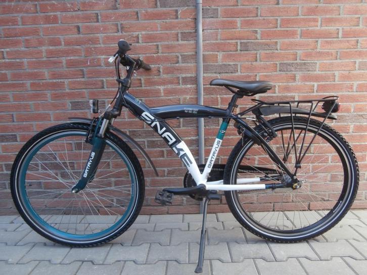 Mooie Batavus Snake 26 inch, 3 versnellingen. zwart-groen, Fietsen en Brommers, Fietsen | Jongens, Zo goed als nieuw, 26 inch of meer