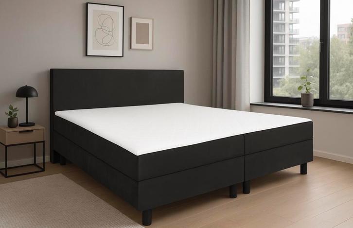 Gloednieuwe bedden vanuit Fabriek, Huis en Inrichting, Slaapkamer | Boxsprings, Nieuw, Overige maten, 200 cm, Tweepersoons, Beige