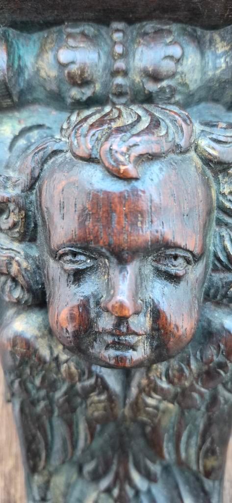 IN PRIJS VERLAAGD, zeer fraaie en oude console., Antiek en Kunst, Kunst | Beelden en Houtsnijwerken, Ophalen of Verzenden