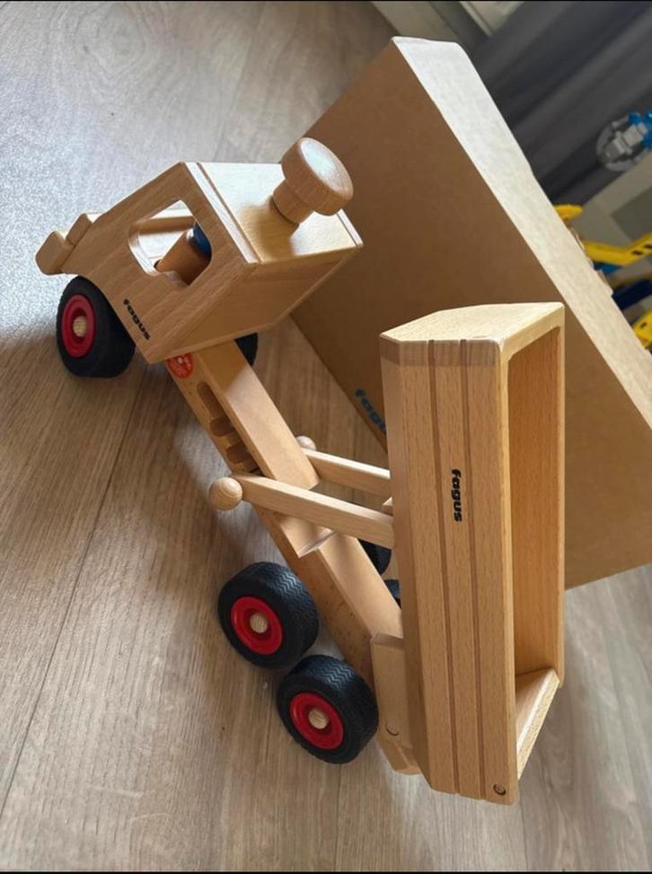 Fagus lange kiepwagen | nieuwe model, Kinderen en Baby's, Speelgoed | Houten speelgoed, Gebruikt, Ophalen of Verzenden