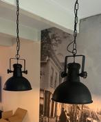 2 Hanglampen, Huis en Inrichting, Lampen | Hanglampen, Ophalen, Zo goed als nieuw, Industriële, Metaal