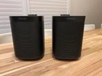Zgan zwarte sonos one speakerset met beugels, Zwart, Overige typen, Onbekend, Ophalen of Verzenden