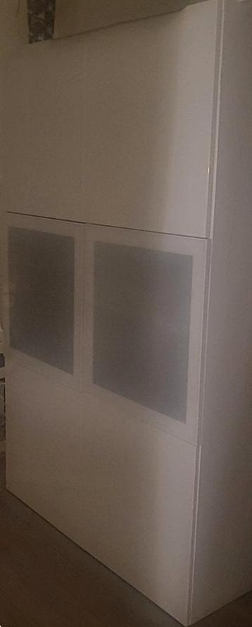 Ikea BESTA opbergcombinatie 120x42x193 wit beschikbaar voor biedingen