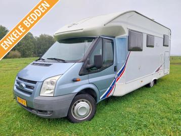 Ruime TEC TI 708 met trekhaak, luchtvering en 2x solair! beschikbaar voor biedingen