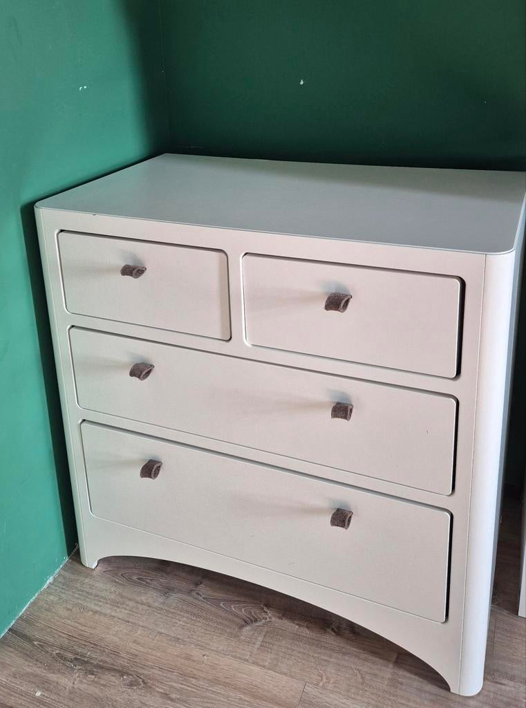 Leander Classic commode – wit – 6 lades | designmerk, Ophalen, Minder dan 140 cm, 70 tot 85 cm