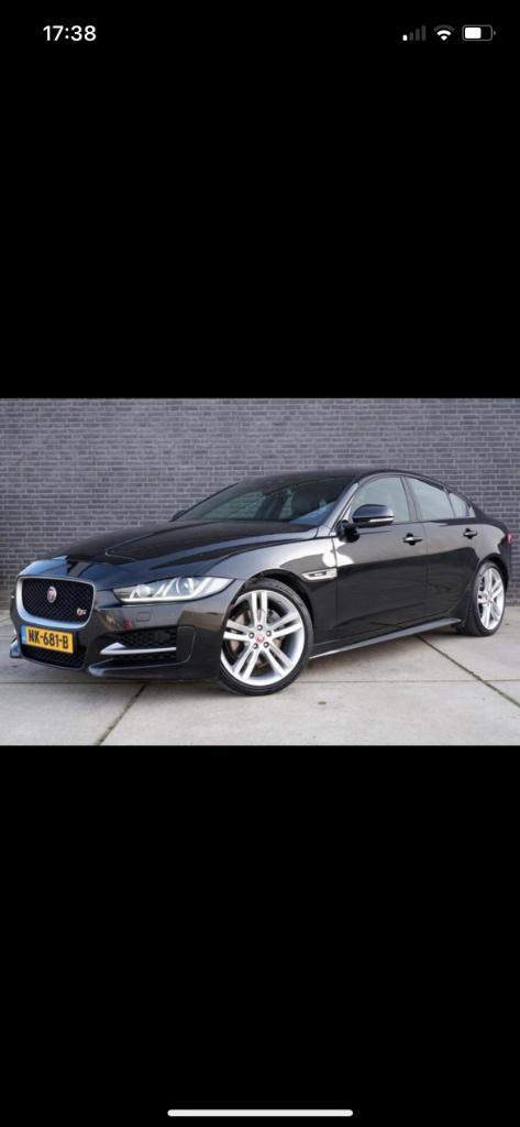 Jaguar XE 2.0D R- Sport 120KW AUT 2017 Zwart ( Motor Defect), Auto's, Jaguar, Particulier, XE, ABS, Achteruitrijcamera, Adaptieve lichten