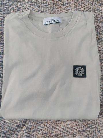 Stone Island t-shirt beige (maat S) beschikbaar voor biedingen